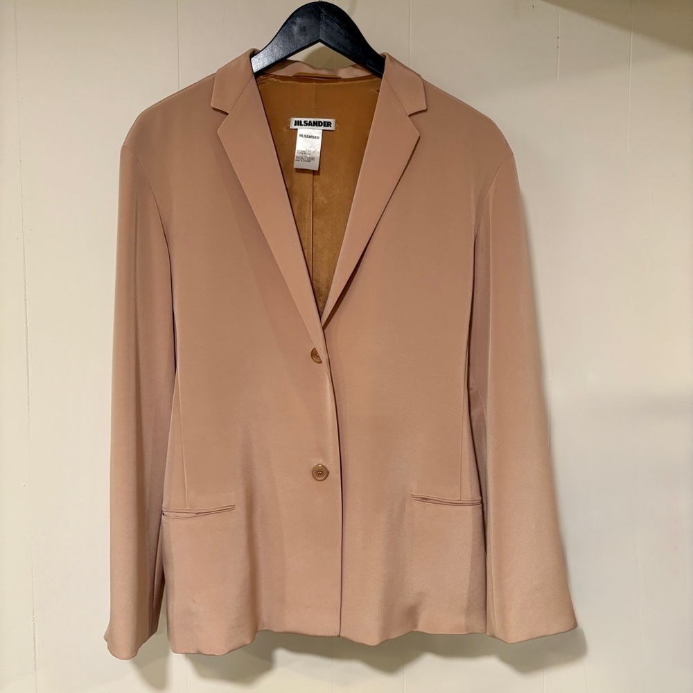 Jil Sander Tailored Nude Blazer